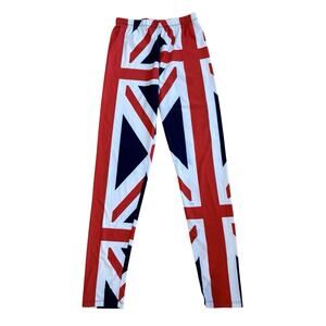 Harry USA United Kingdom Flag, Grand Leggings Sz 8 Layering, Costume, Athleisure